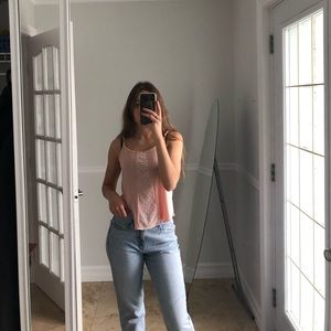 Pink tank top